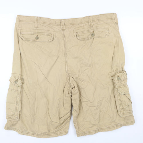 Lee Dungarees Men's Beige Cargo Shorts Size 42 Regular Fit