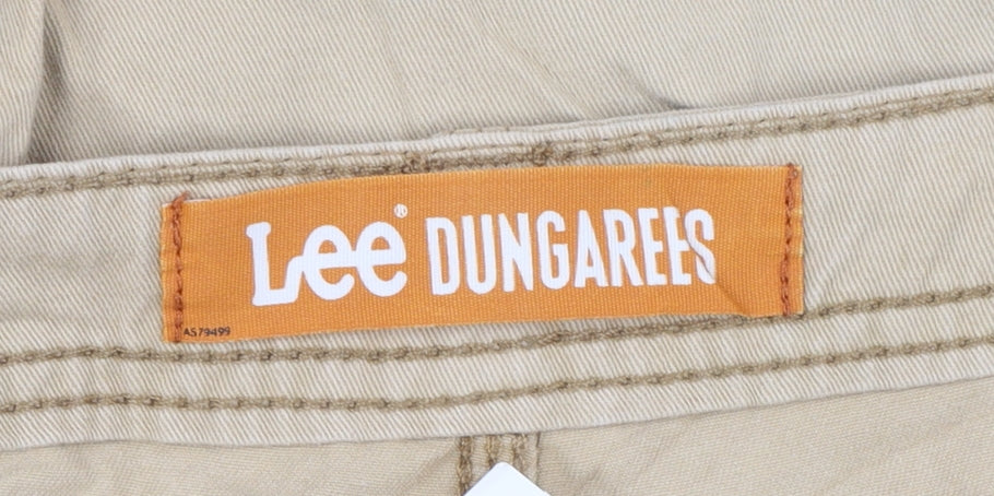 Lee Dungarees Men's Beige Cargo Shorts Size 42 Regular Fit