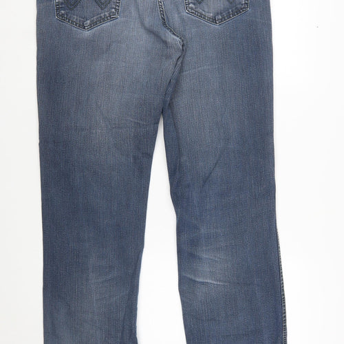 Wrangler Men's Blue Straight Leg Texas Stretch Jeans W38 L34