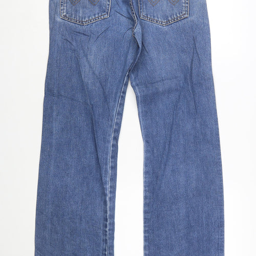 Wrangler Men's Blue Regular Fit Straight Jeans W32 L32