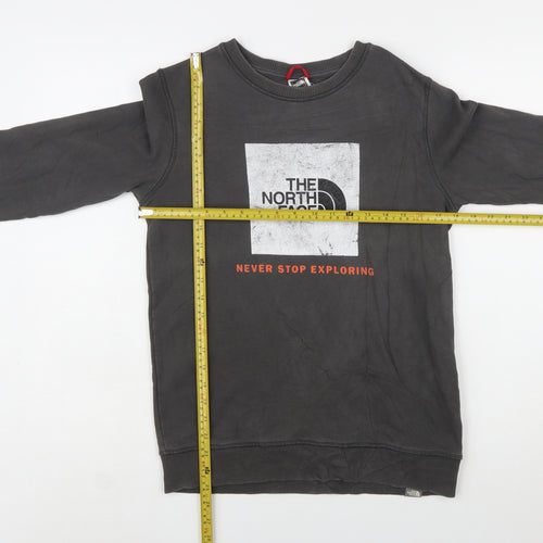 The North Face Boys Black XL Crew Neck Pullover Sweatshirt