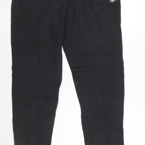 Reebok Men's Black Jogger Trousers L Regular Fit Casual Sportswear