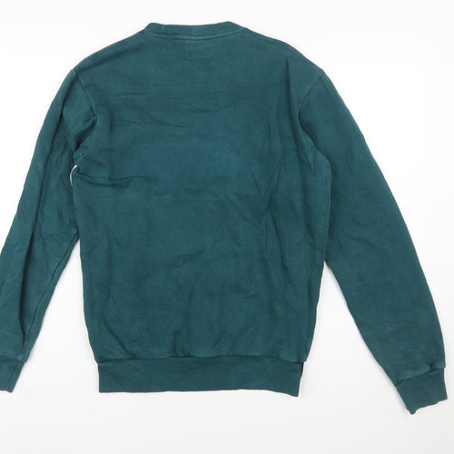 Reebok Men's Green XS Pullover Sweatshirt with Logo