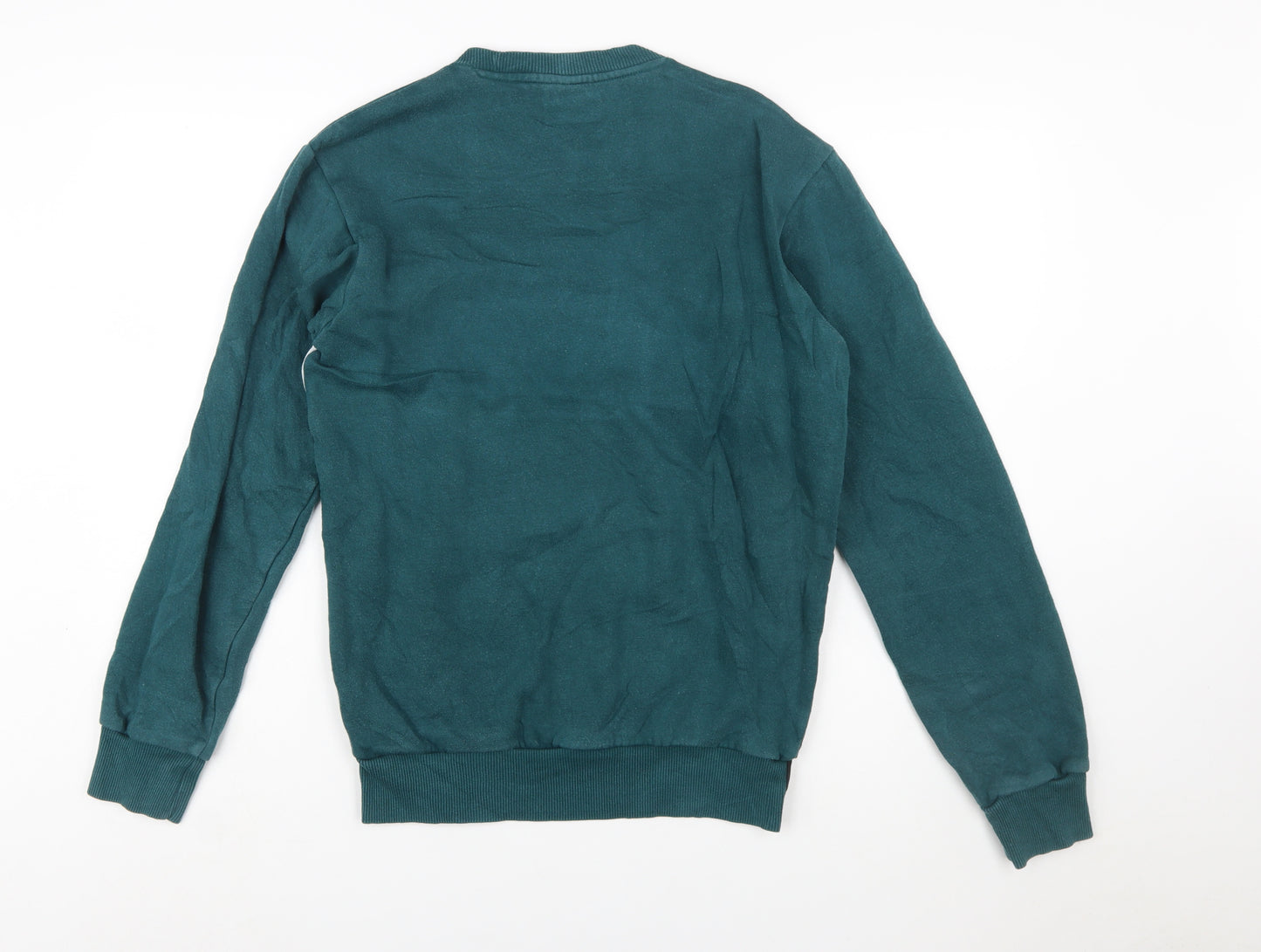 Reebok Men's Green XS Pullover Sweatshirt with Logo
