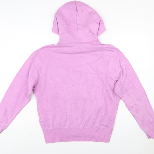 Nike Women's Pink Pullover Hoodie XS Cotton Blend Sweatshirt