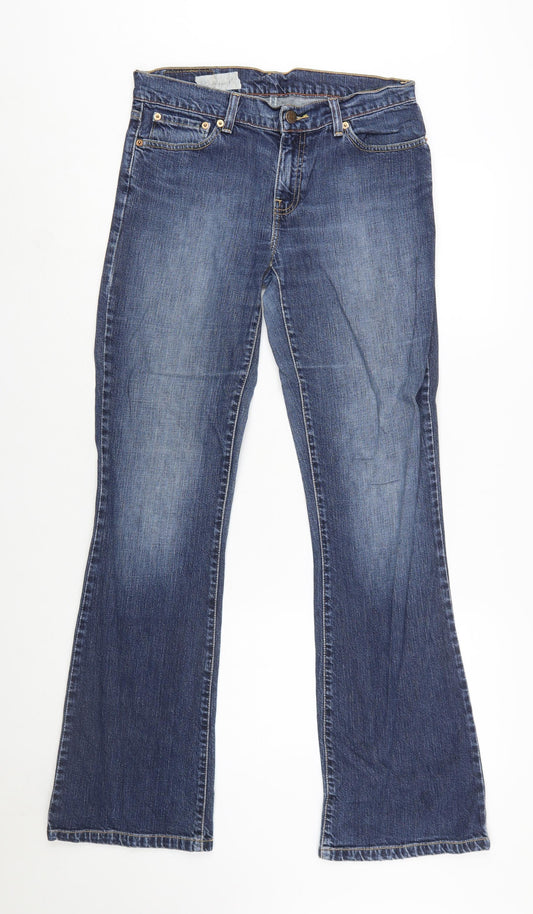 Levi's Womens Blue Bootcut Jeans Size 12 Regular 31x32 Denim