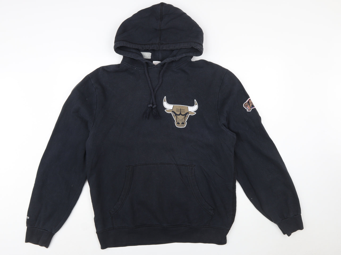 Mitchell & Ness Men’s Black L Pullover Hoodie Chicago Bulls Graphic
