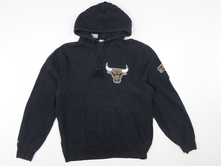 Mitchell & Ness Men’s Black L Pullover Hoodie Chicago Bulls Graphic