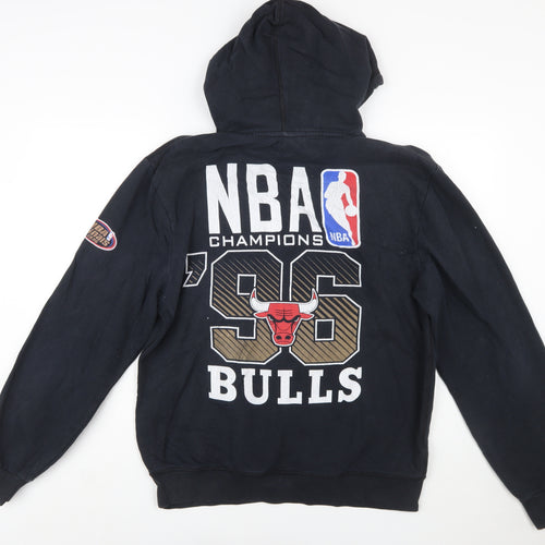 Mitchell & Ness Men’s Black L Pullover Hoodie Chicago Bulls Graphic