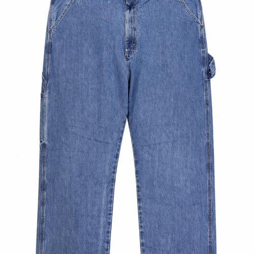 Wrangler Men's Blue Denim Straight Jeans 44x30 Relaxed Fit