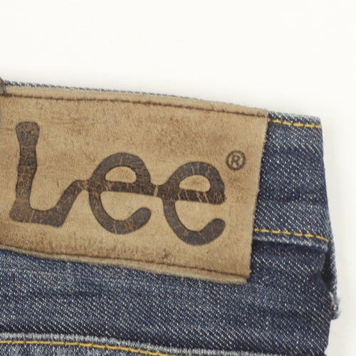 Lee Men's Blue Straight Leg Denim Jeans W40 L34 Regular Fit