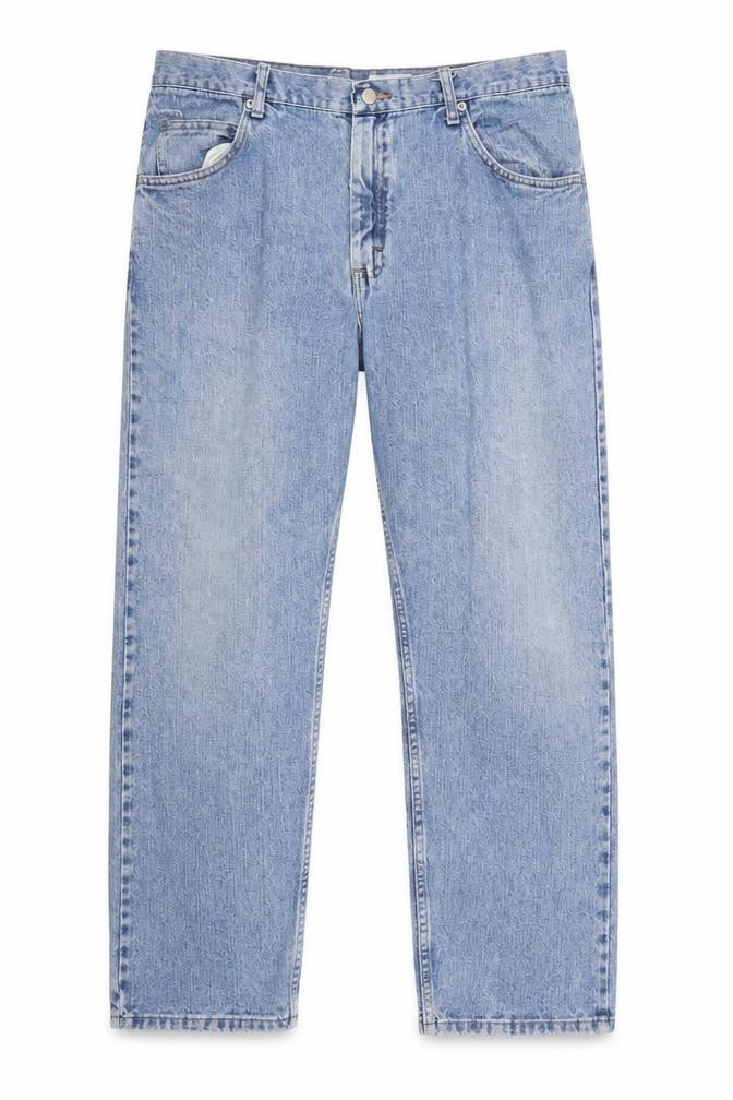 Wrangler Men’s Blue Straight Leg Jeans 38x29 Relaxed Fit Denim