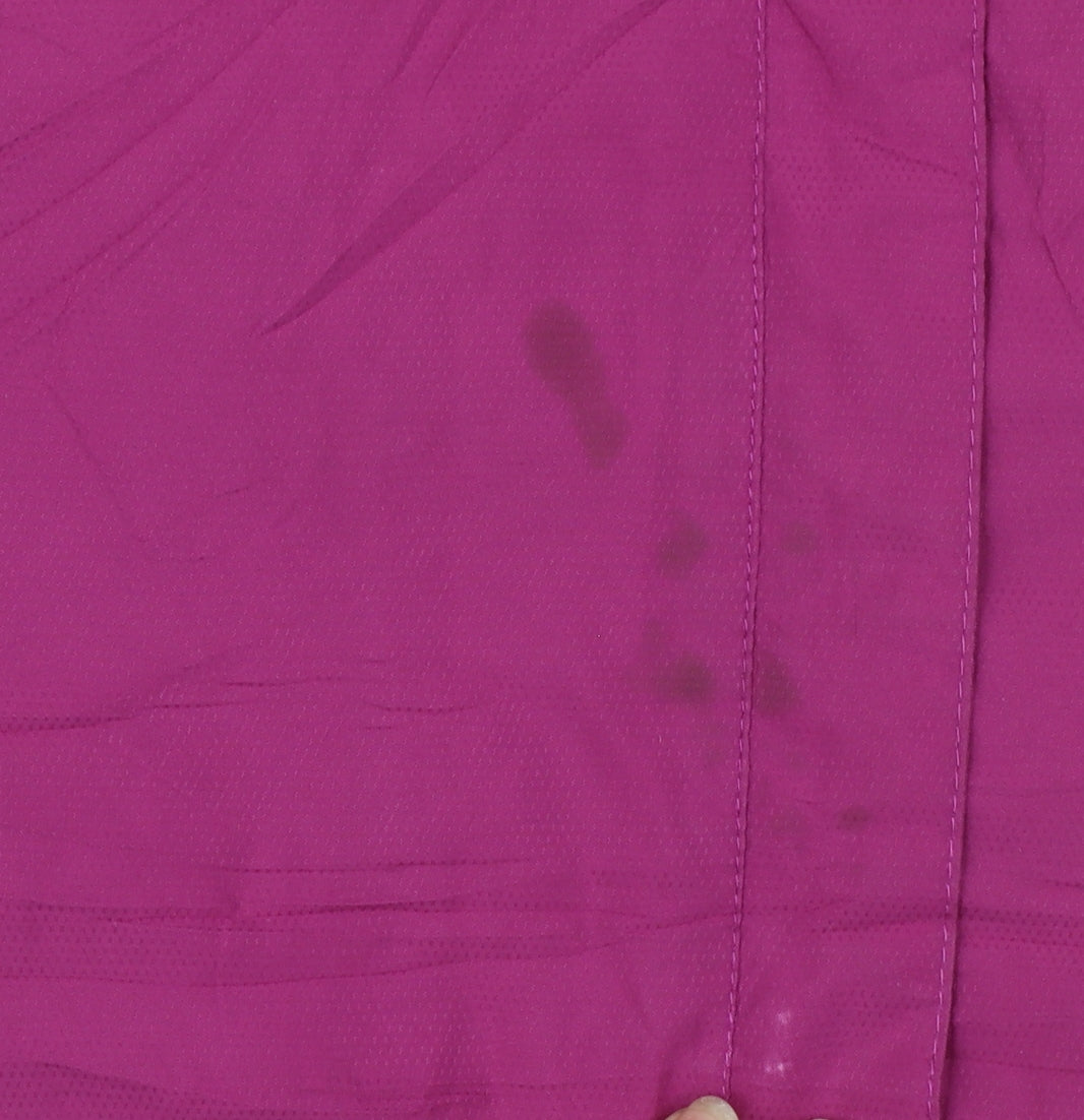 Umbro Womens Purple Hooded Lightweight Jacket Size 16 Casual Windbreaker