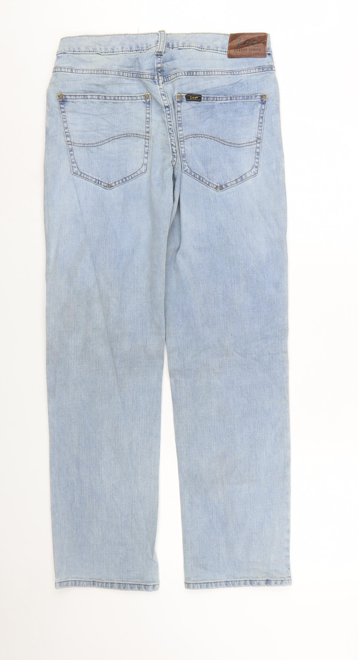 Lee Men’s Blue Regular Fit Tapered Denim Jeans 30W 30L