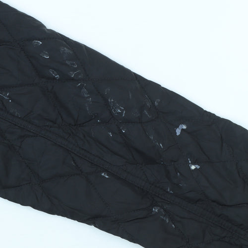 Barbour Women's Black Quilted Mid-Length Jacket UK 12