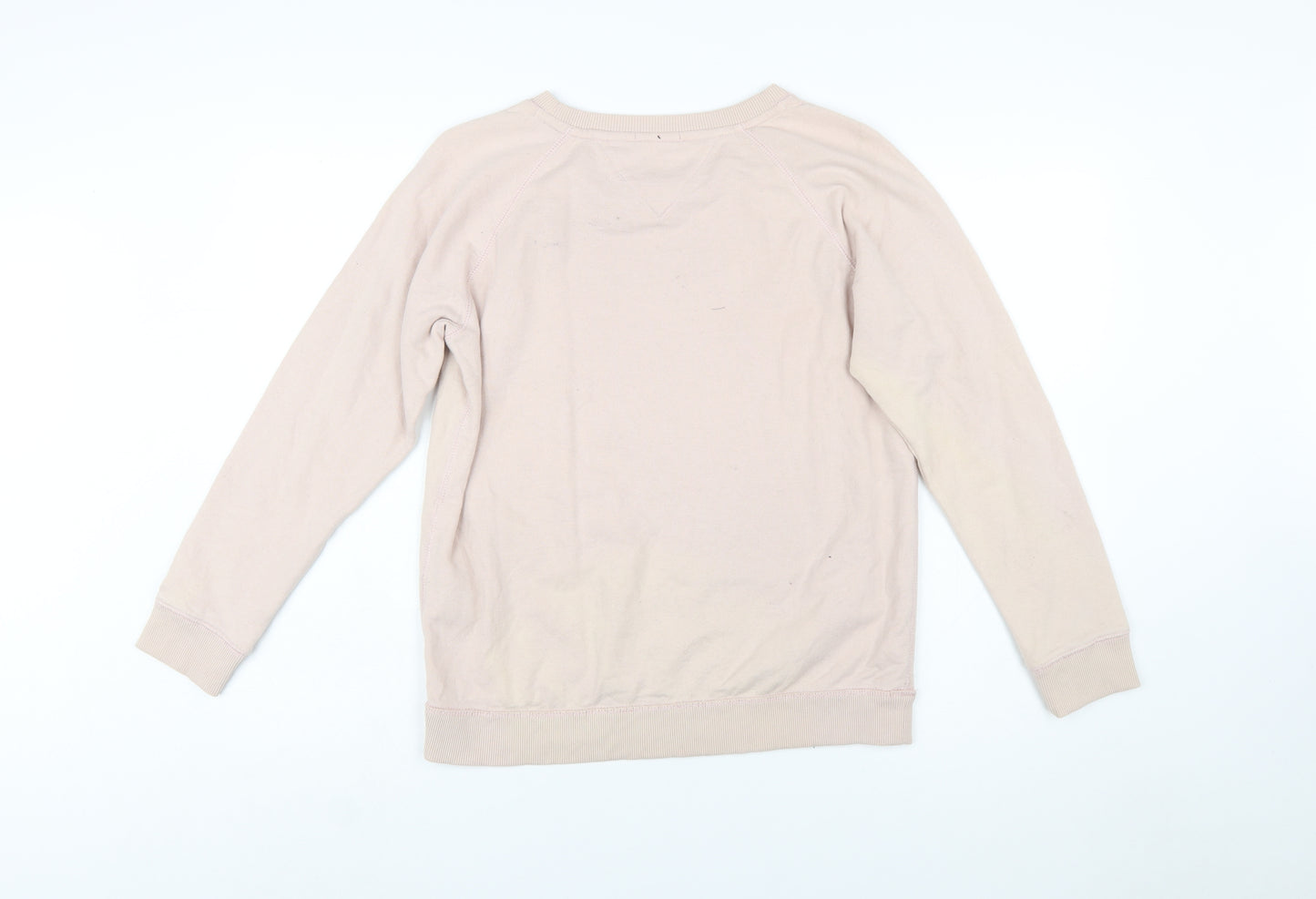 Hilfiger Denim Women's Beige Cotton Pullover Sweatshirt Size S