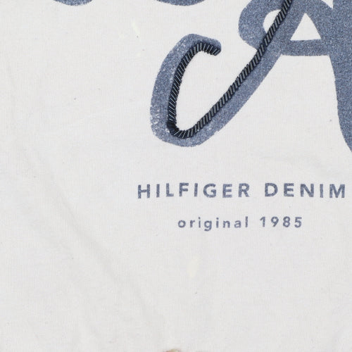 Hilfiger Denim Women's Beige Cotton Pullover Sweatshirt Size S