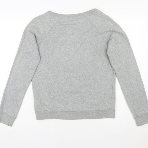 Nike Womens Grey Crew Neck Pullover Sweatshirt XS