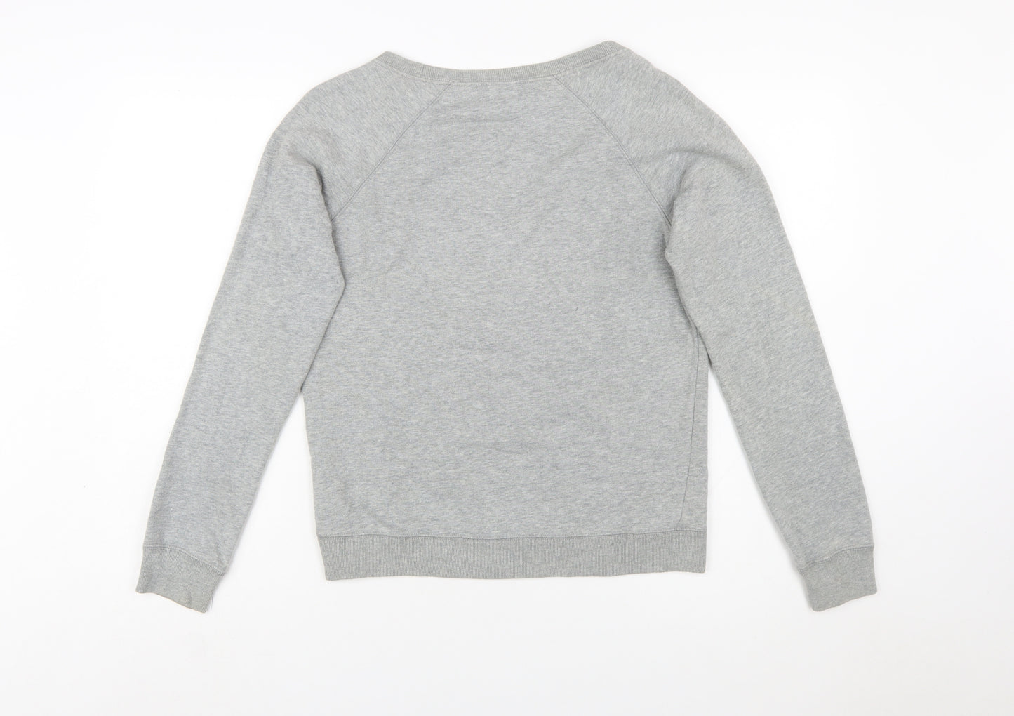 Nike Womens Grey Crew Neck Pullover Sweatshirt XS