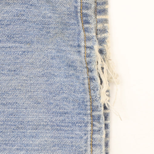 Levi's 501 Men's Blue Straight Leg Distressed Jeans W36 L34