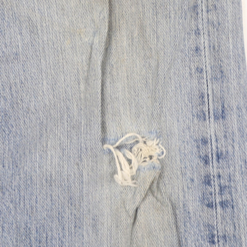 Levi's 501 Men's Blue Straight Leg Distressed Jeans W36 L34