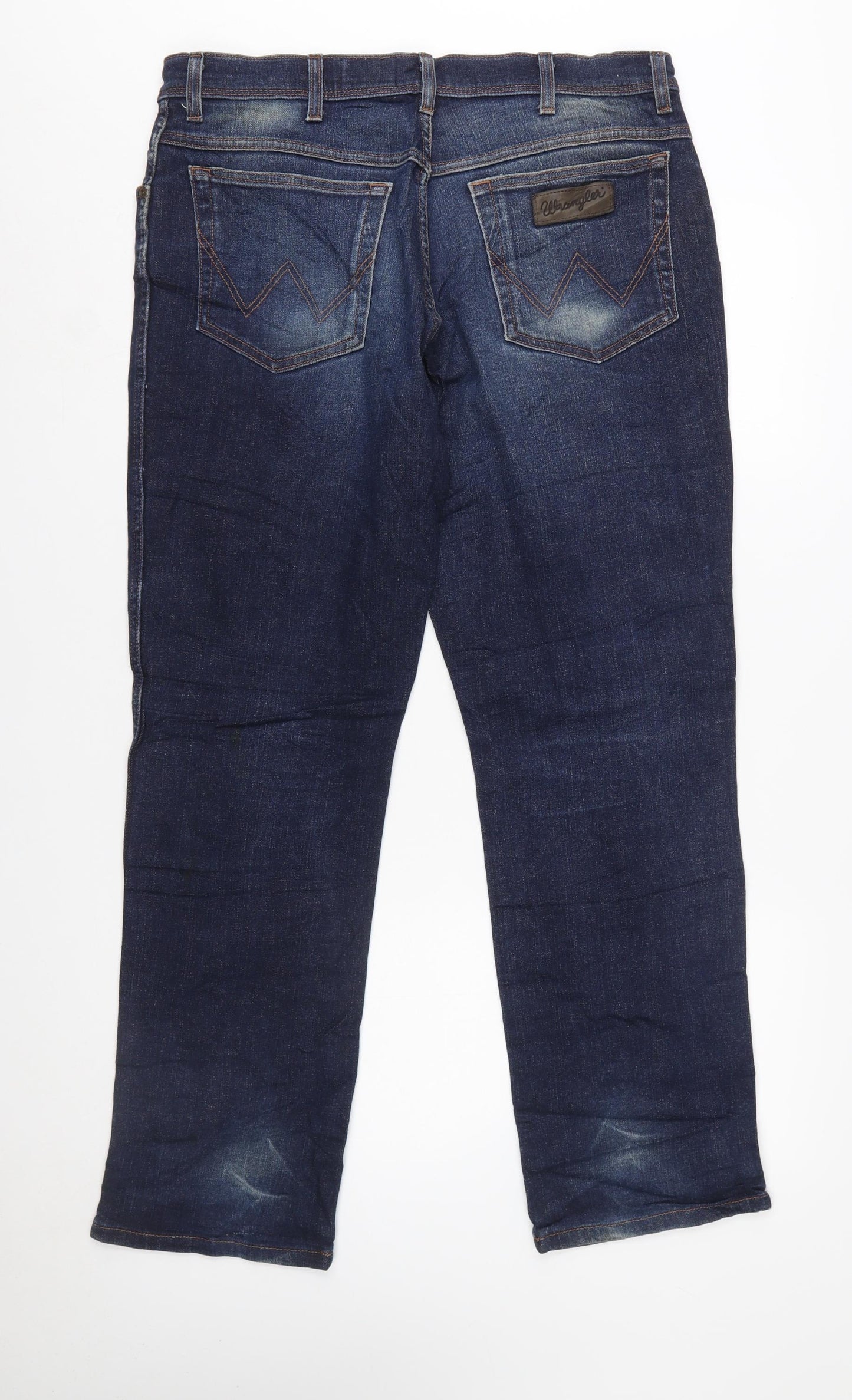 Wrangler Texas Men's Blue Denim Straight Leg Jeans W36 L32