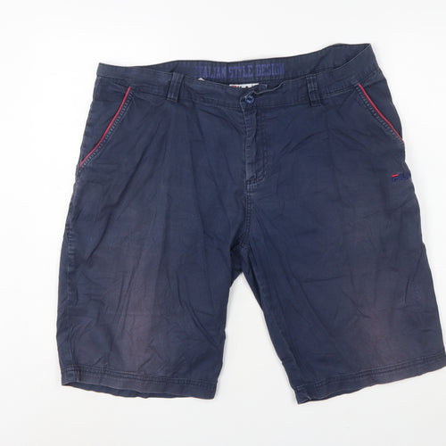 Fila Men's Blue Chino Shorts Size 2XL 44in Waist Casual Summer