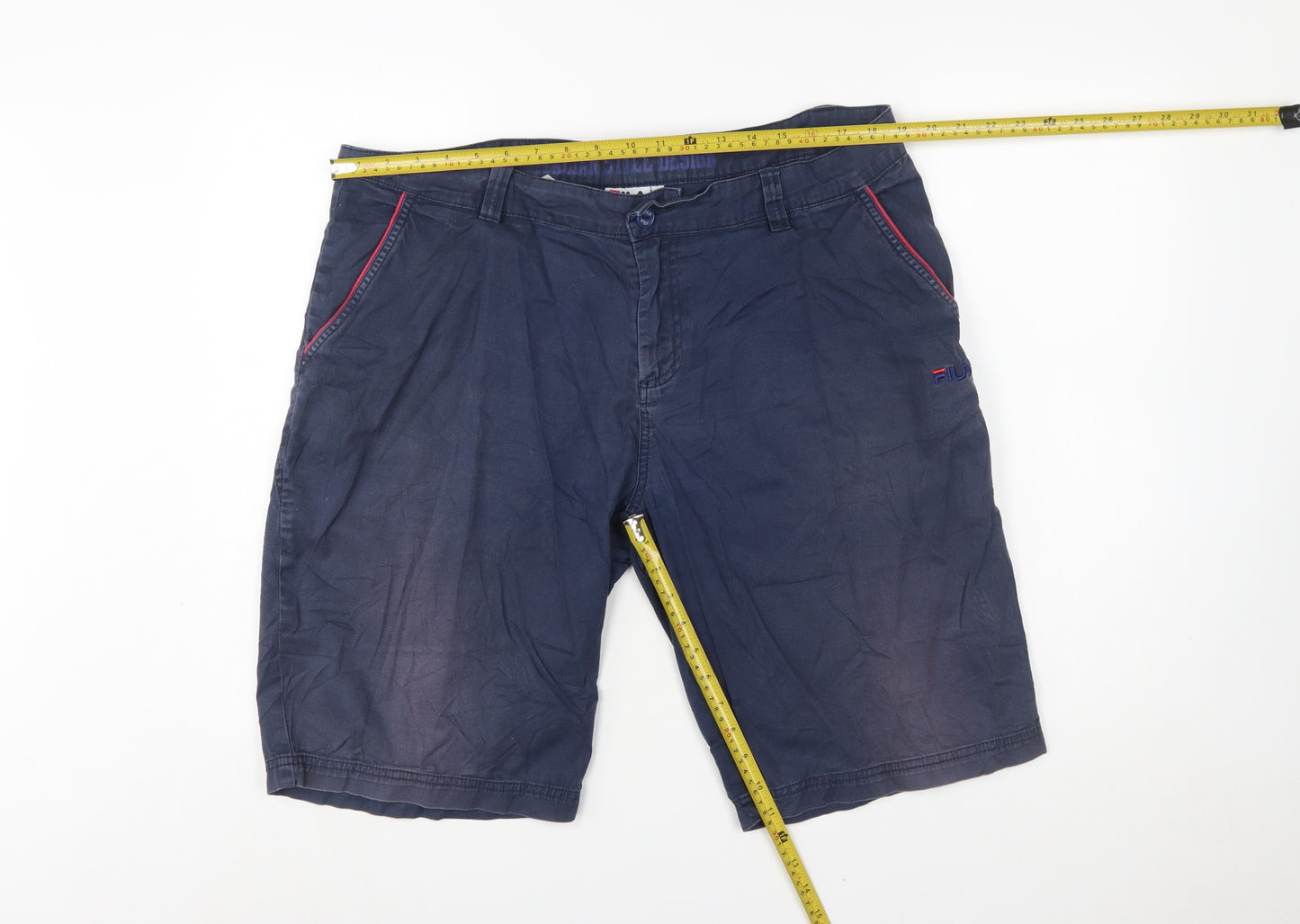 Fila Men's Blue Chino Shorts Size 2XL 44in Waist Casual Summer