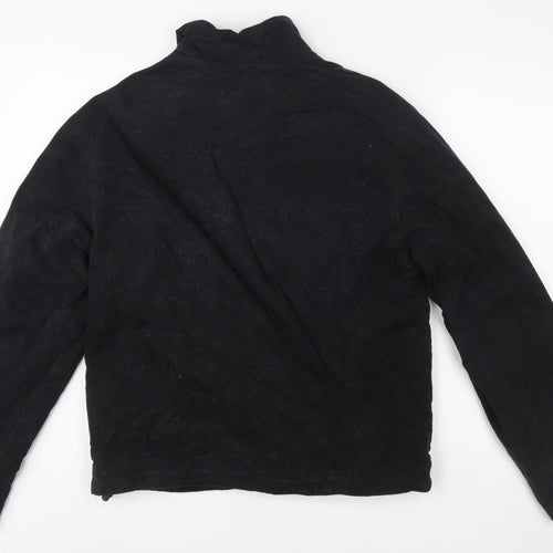 Napapijri Men's Black Small Cotton Full Zip Outdoor Jacket