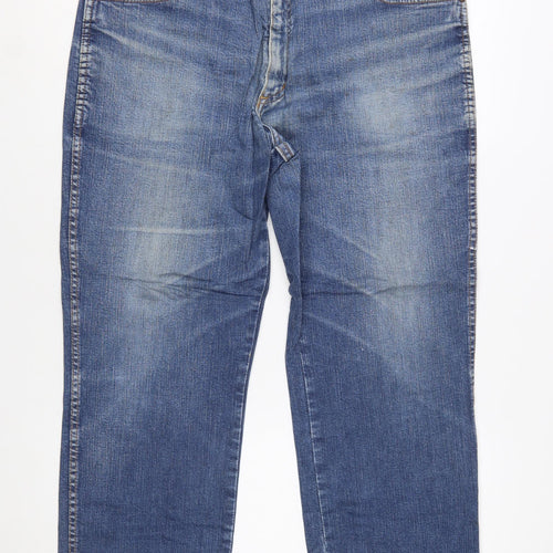 Wrangler Men's Blue Texas Regular Fit Straight Denim Jeans W38 L30