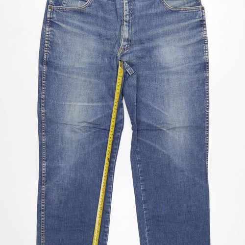 Wrangler Men's Blue Texas Regular Fit Straight Denim Jeans W38 L30