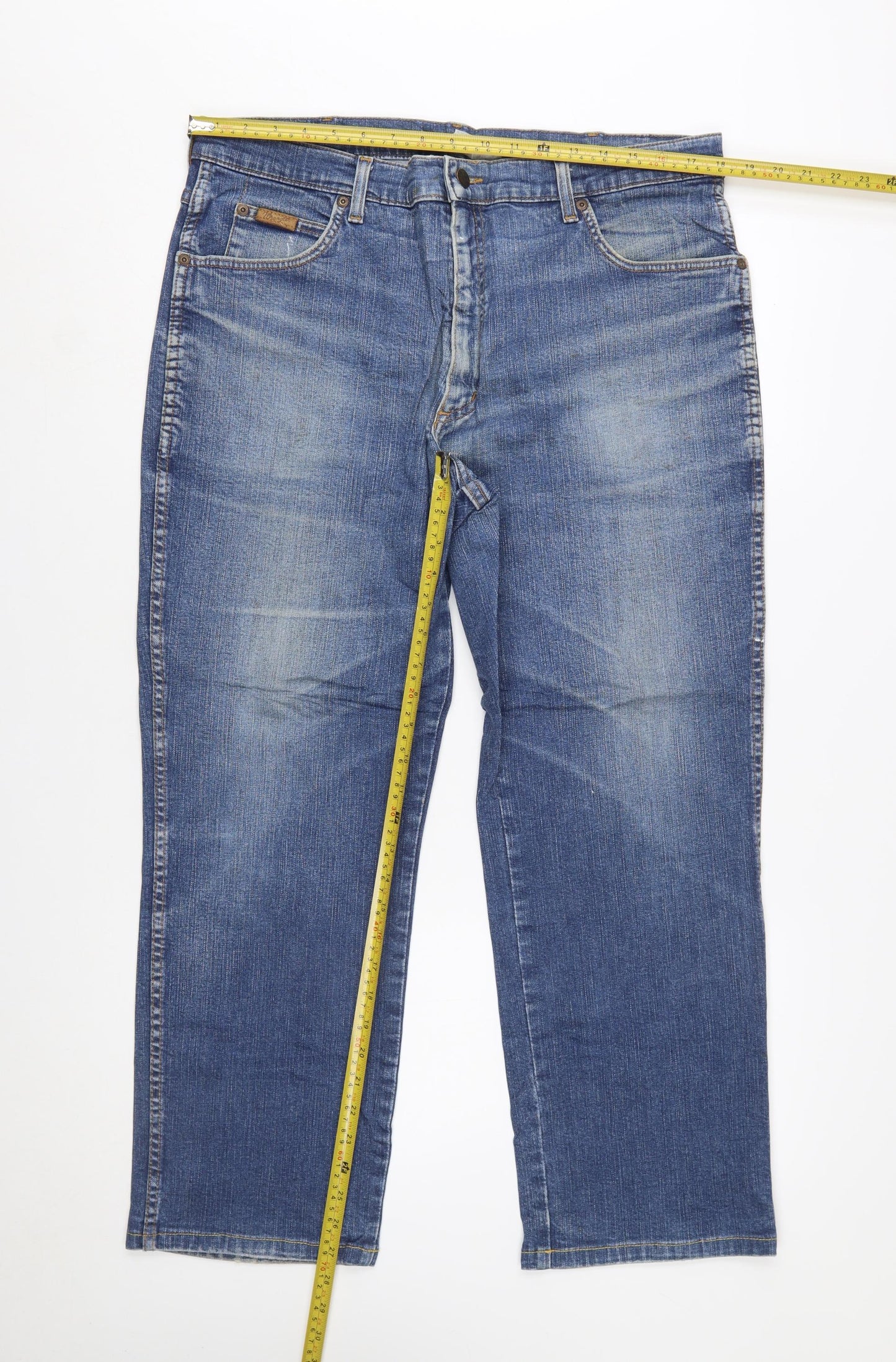 Wrangler Men's Blue Texas Regular Fit Straight Denim Jeans W38 L30