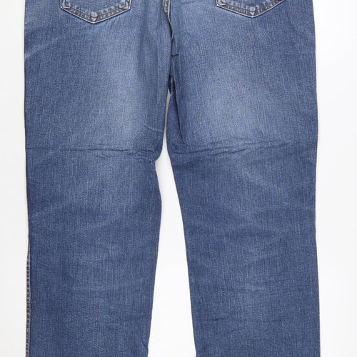 Wrangler Men's Blue Texas Regular Fit Straight Denim Jeans W38 L30