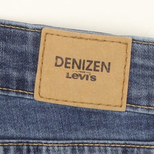 Denizen from Levi's Womens Blue Size 10S Straight Leg Stretch Jeans