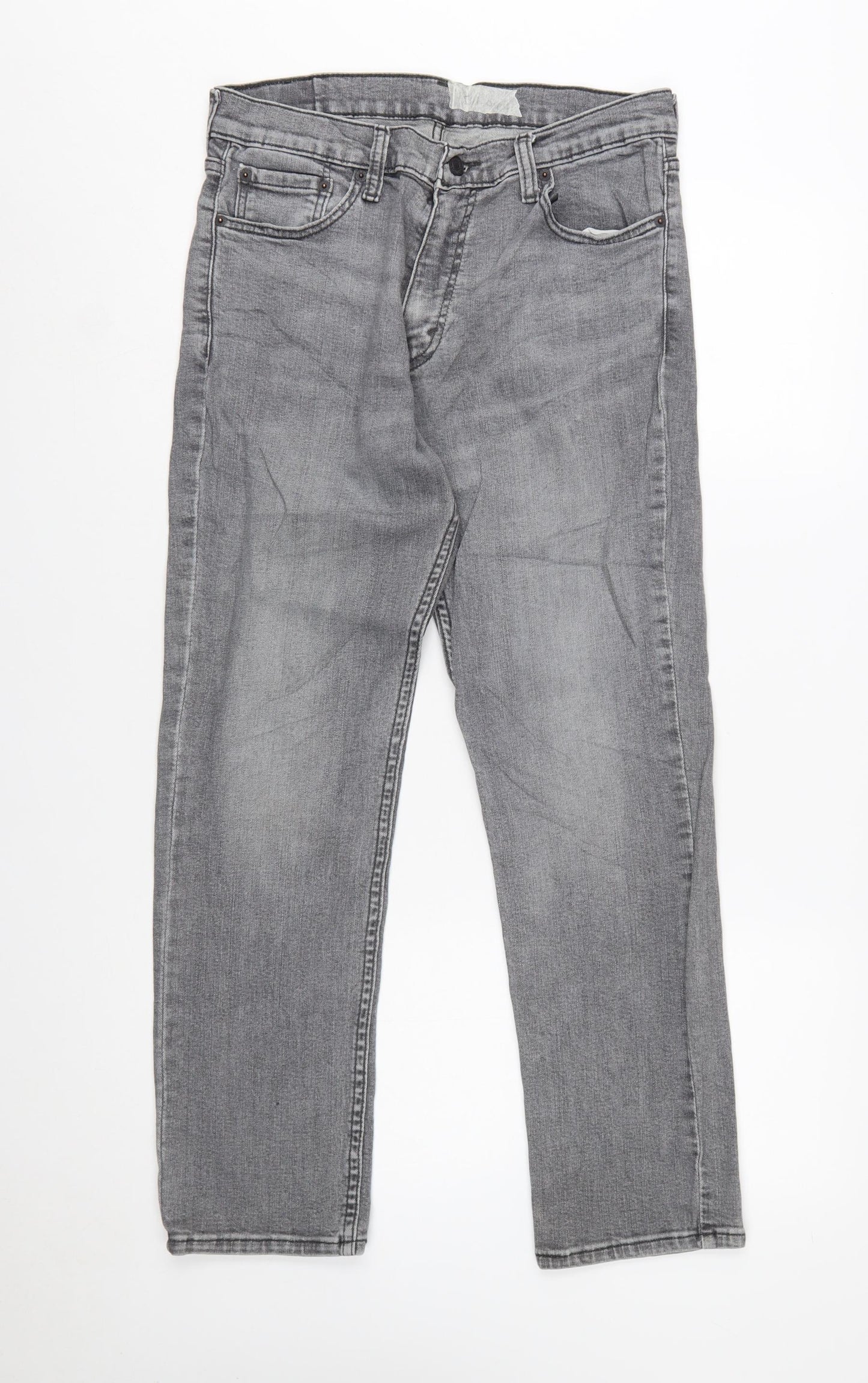 Levi's 511 Men's Grey Straight Regular Fit Denim Jeans W32 L29
