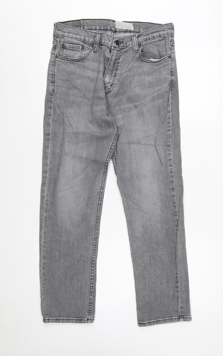 Levi's 511 Men's Grey Straight Regular Fit Denim Jeans W32 L29