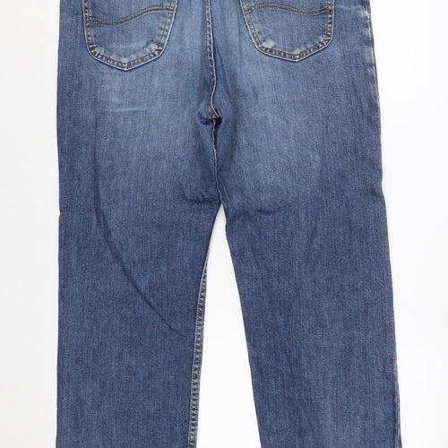 Lee Men's Blue Straight Fit Brooklyn Jeans W36 L30