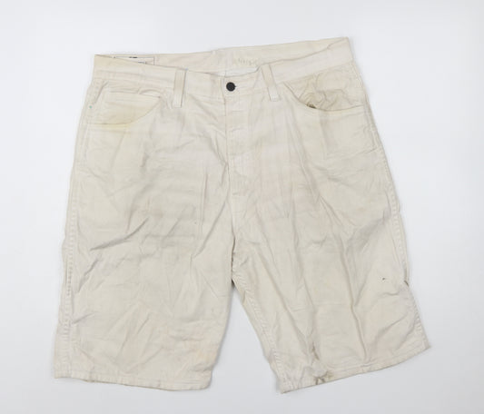 Levi's Men's Beige Chino Shorts W36 Regular Fit Cotton Blend