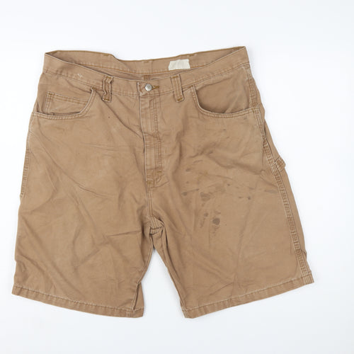 Wrangler Men's Beige Cargo Workwear Shorts Size 38