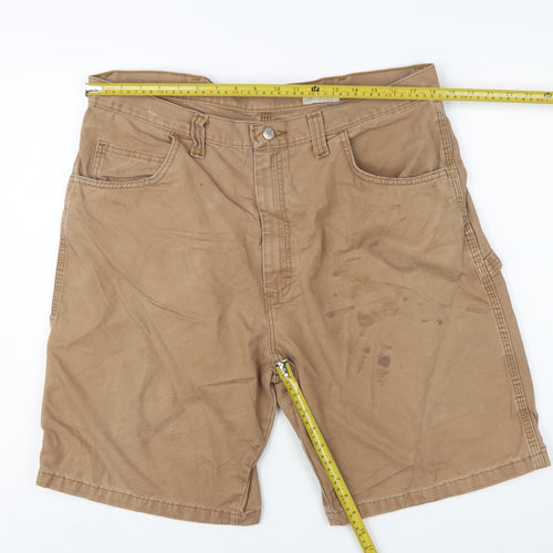 Wrangler Men's Beige Cargo Workwear Shorts Size 38