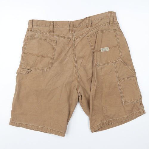 Wrangler Men's Beige Cargo Workwear Shorts Size 38