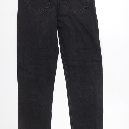Lee Women’s Black Carol Straight Leg Jeans W29 L35 Stretch Denim