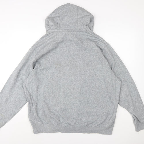 Nike Mens Grey Full Zip Hoodie Sweatshirt XL Regular Fit