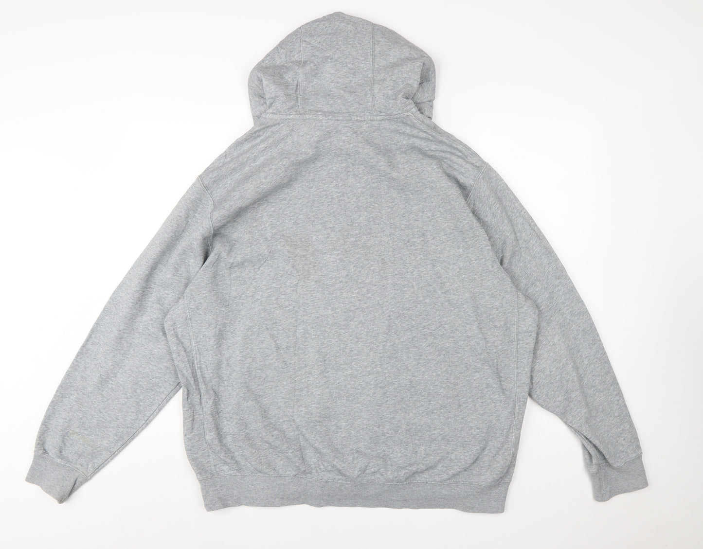 Nike Mens Grey Full Zip Hoodie Sweatshirt XL Regular Fit