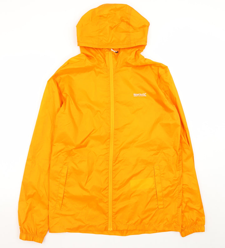 Regatta Men's Orange Hooded Waterproof Windbreaker Jacket Size M