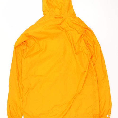 Regatta Men's Orange Hooded Waterproof Windbreaker Jacket Size M