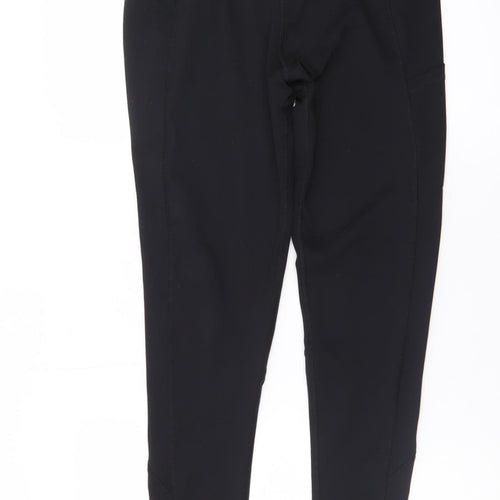 Workout Women's Black High Rise Ankle Leggings Size S 10/12
