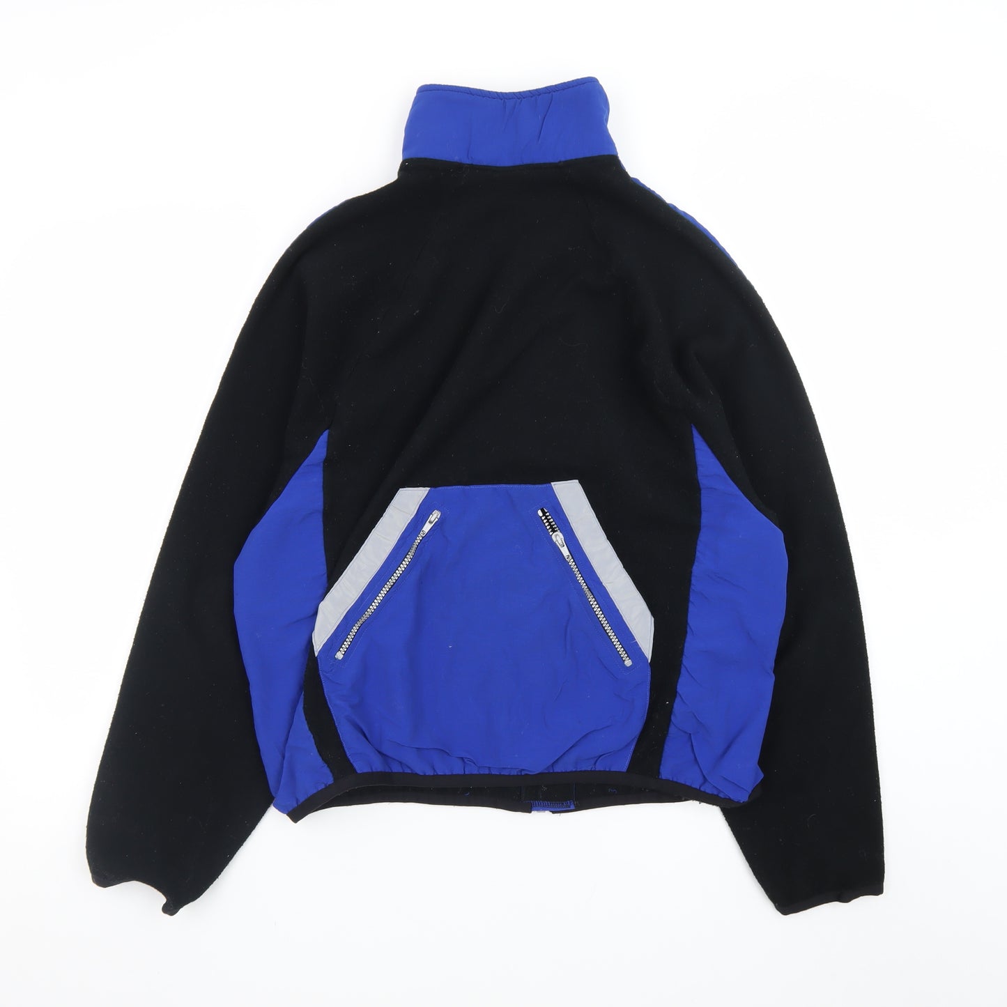Speedo Men Blue M Windbreaker Jacket Reflective Full Zip Sportswear