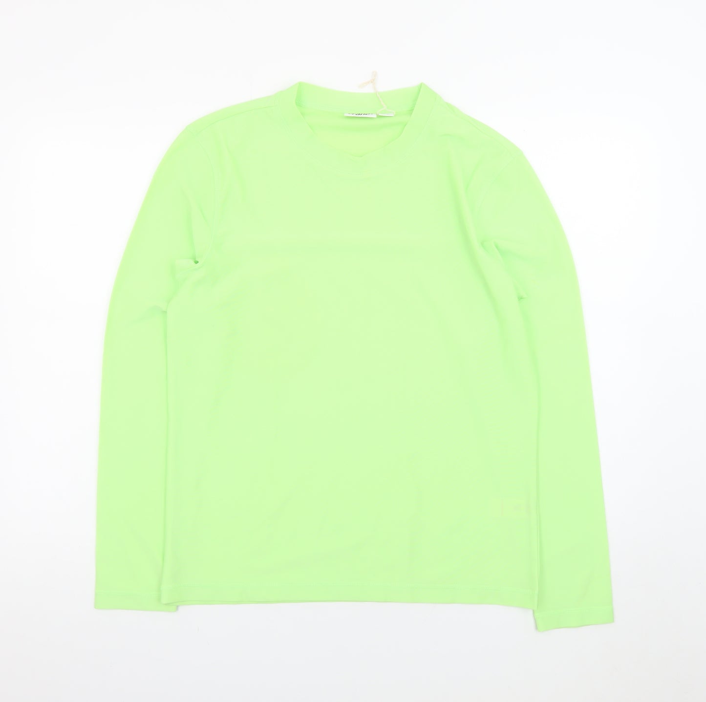 Crane Men Green Long Sleeve Athletic Quick Dry Running Top M