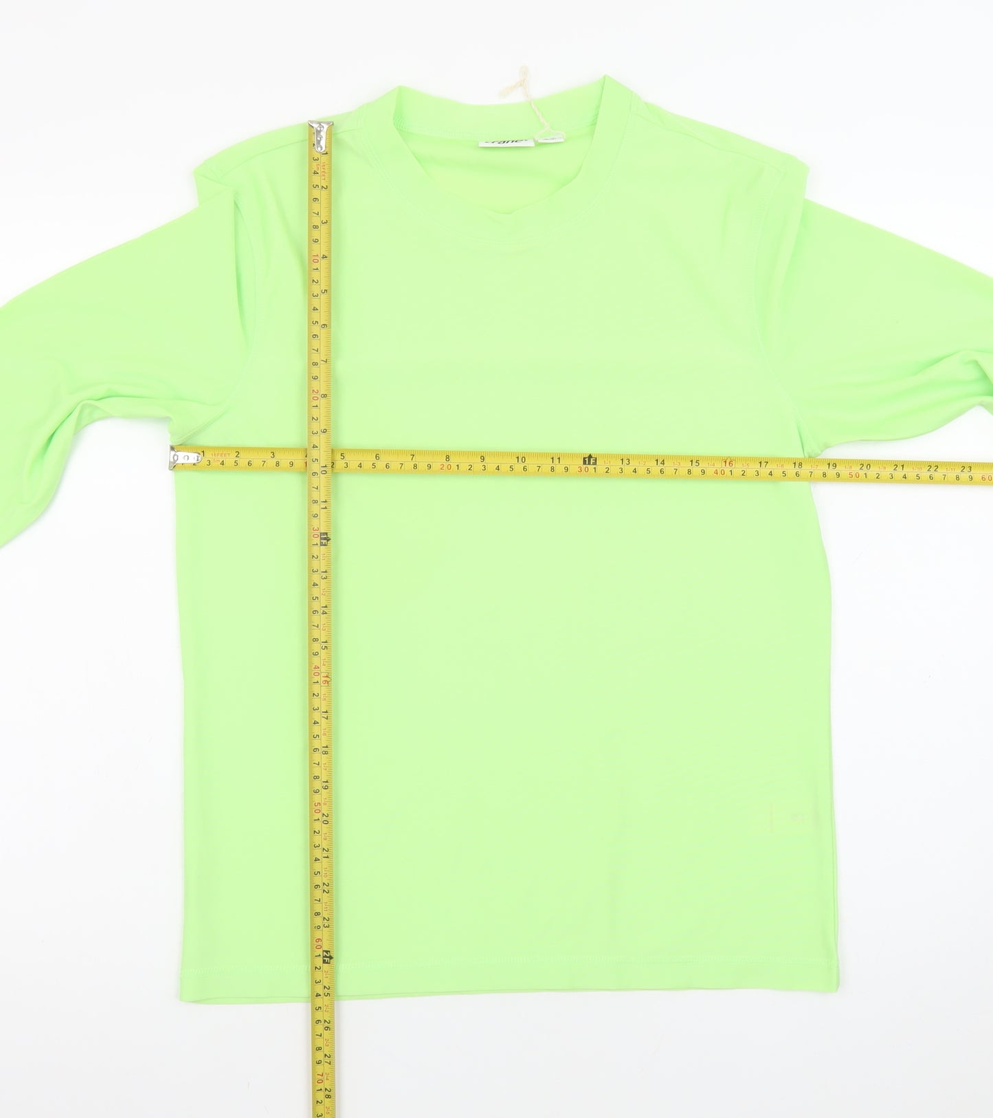 Crane Men Green Long Sleeve Athletic Quick Dry Running Top M
